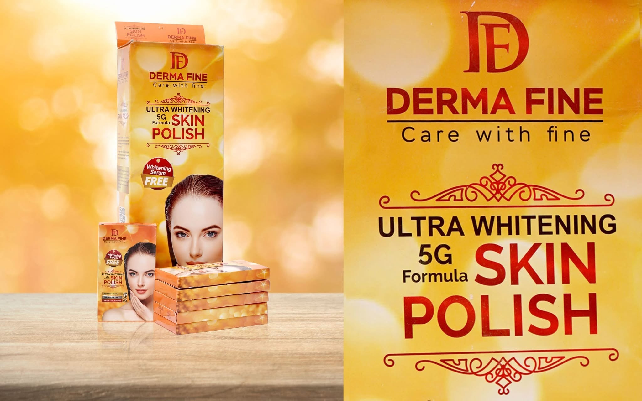 Ultra whitening 5G skin polish